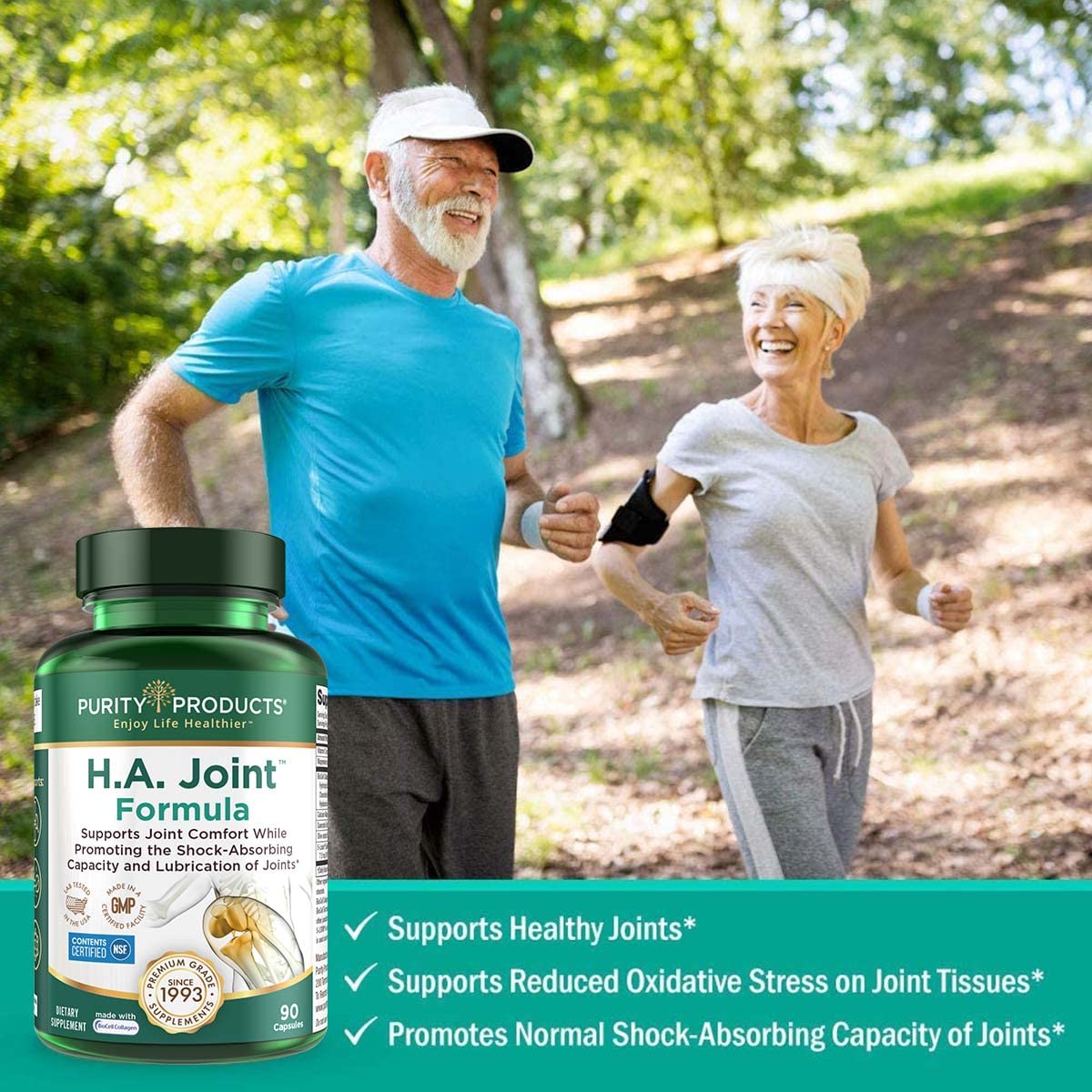 Purity Products 5-Loxin Boswellia extract presented as a cofactor for extra joint comfort.