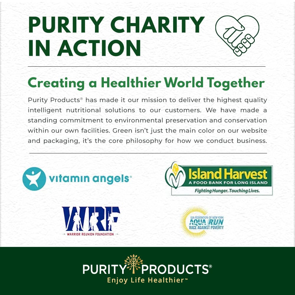 Purity Products Vegan Collagen Builder bottle with glass of water, daily ritual