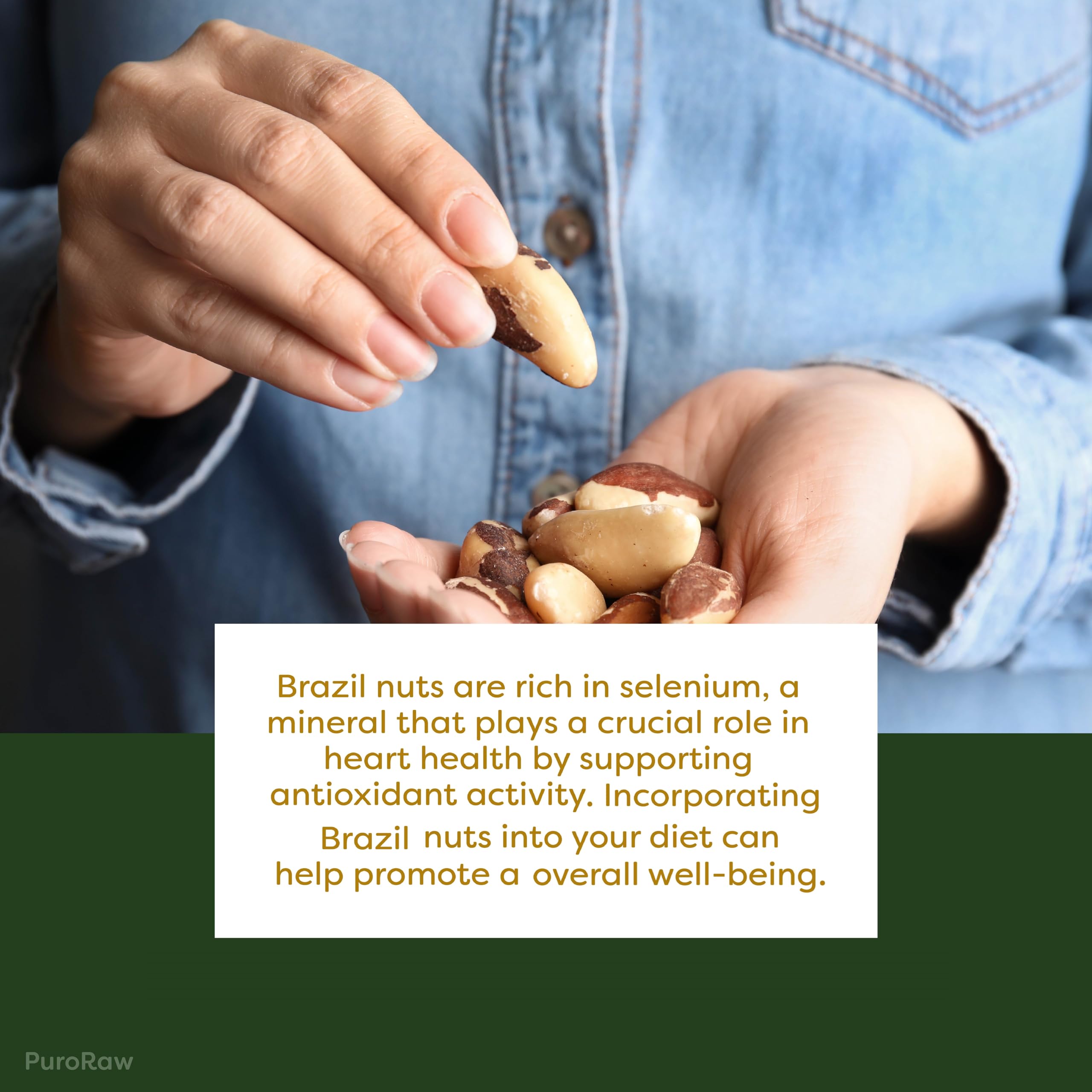 PuroRaw Brazil nuts as a granola bar ingredient for energy