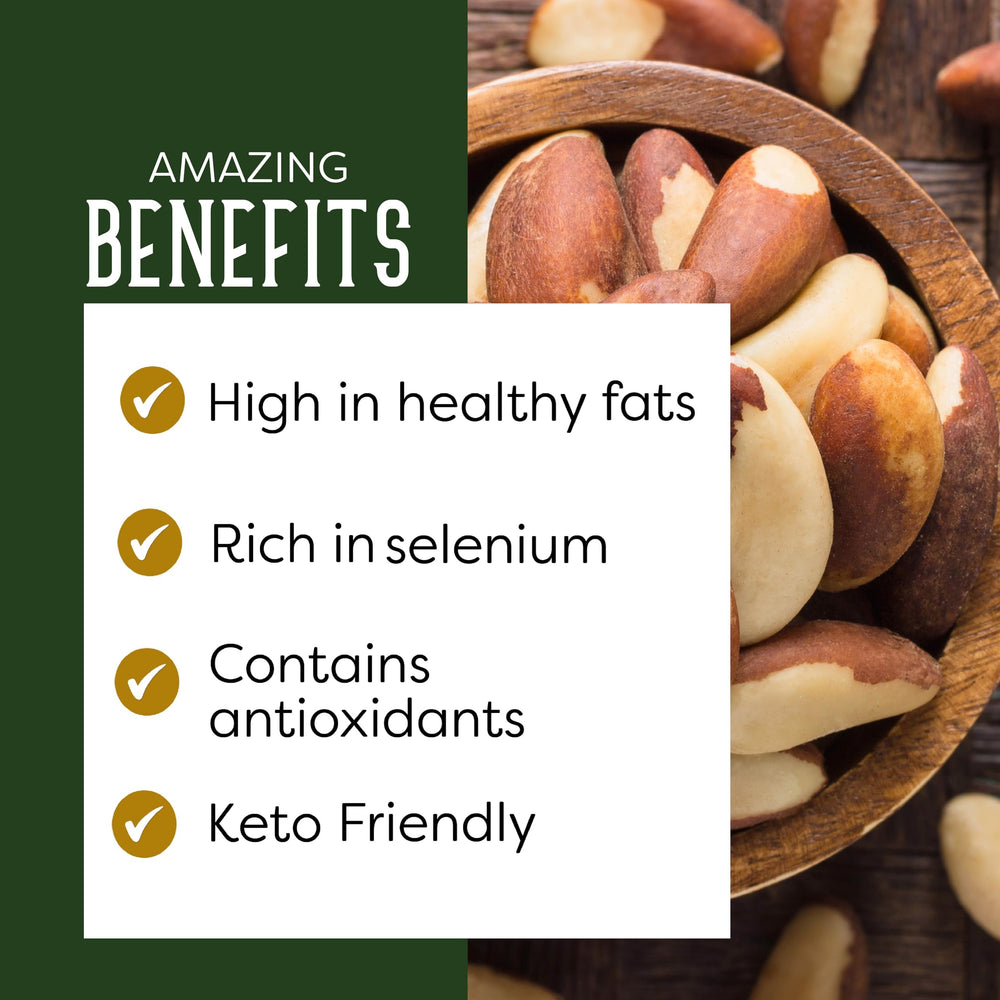 PuroRaw Brazil nuts shell-free kernels for quick snacking