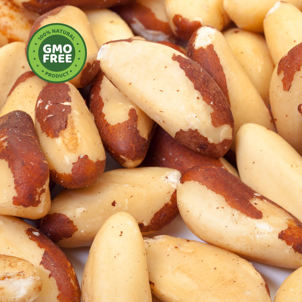 PuroRaw Brazil nuts in a trail mix setup for active lifestyles