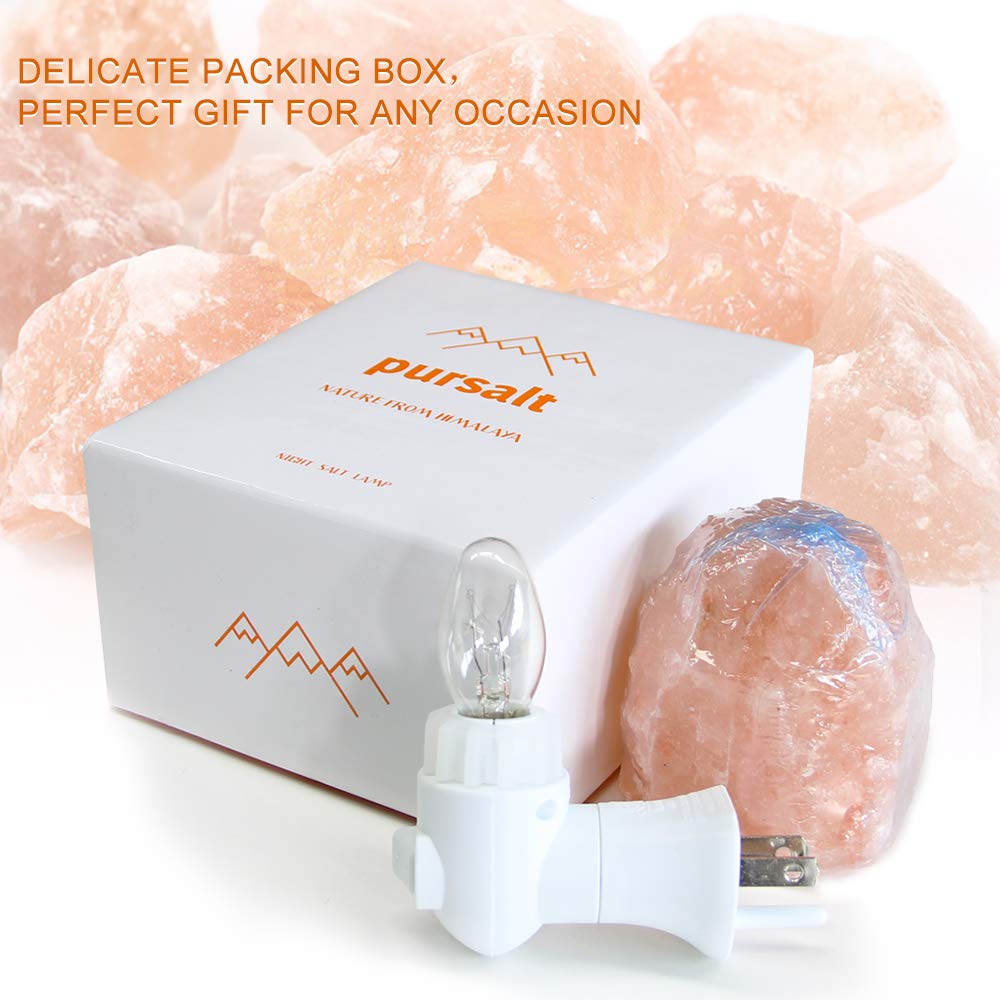 Pursalt ETL certified plug-in night light ensures safe operation.
