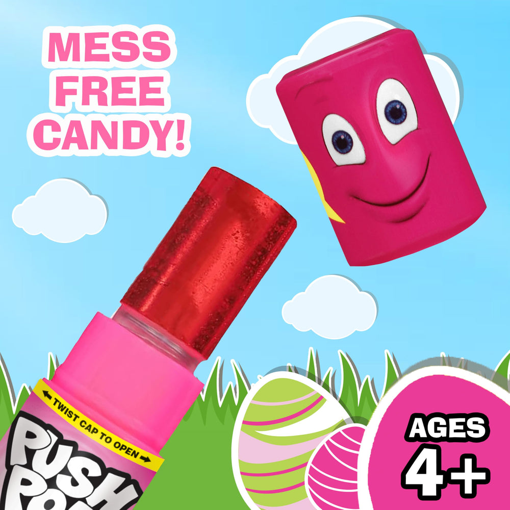 Push Pop shelf-stable pack stays fresh for easy Easter sharing.