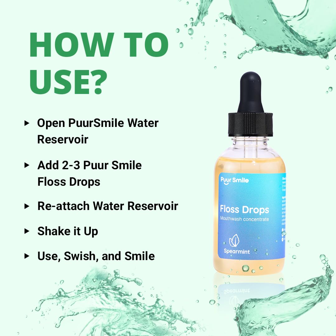 Puur Smile dilution option allows customizable mouthwash strength.