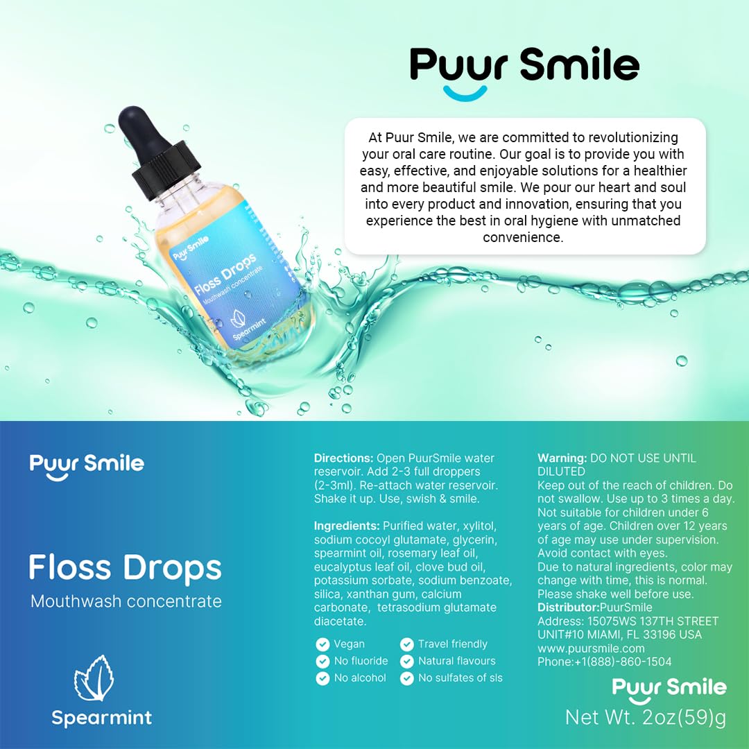 Puur Smile 2oz packaging is travel-friendly.