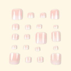 Puyokinm short square toenails ensure quick glam and comfort