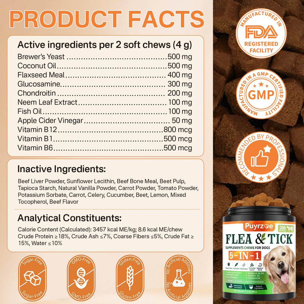 Puyrzoe suitable for all breeds and sizes, versatile daily supplement