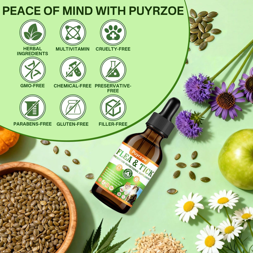 Puyrzoe bacon-flavored flea treatment appeals to picky eaters.