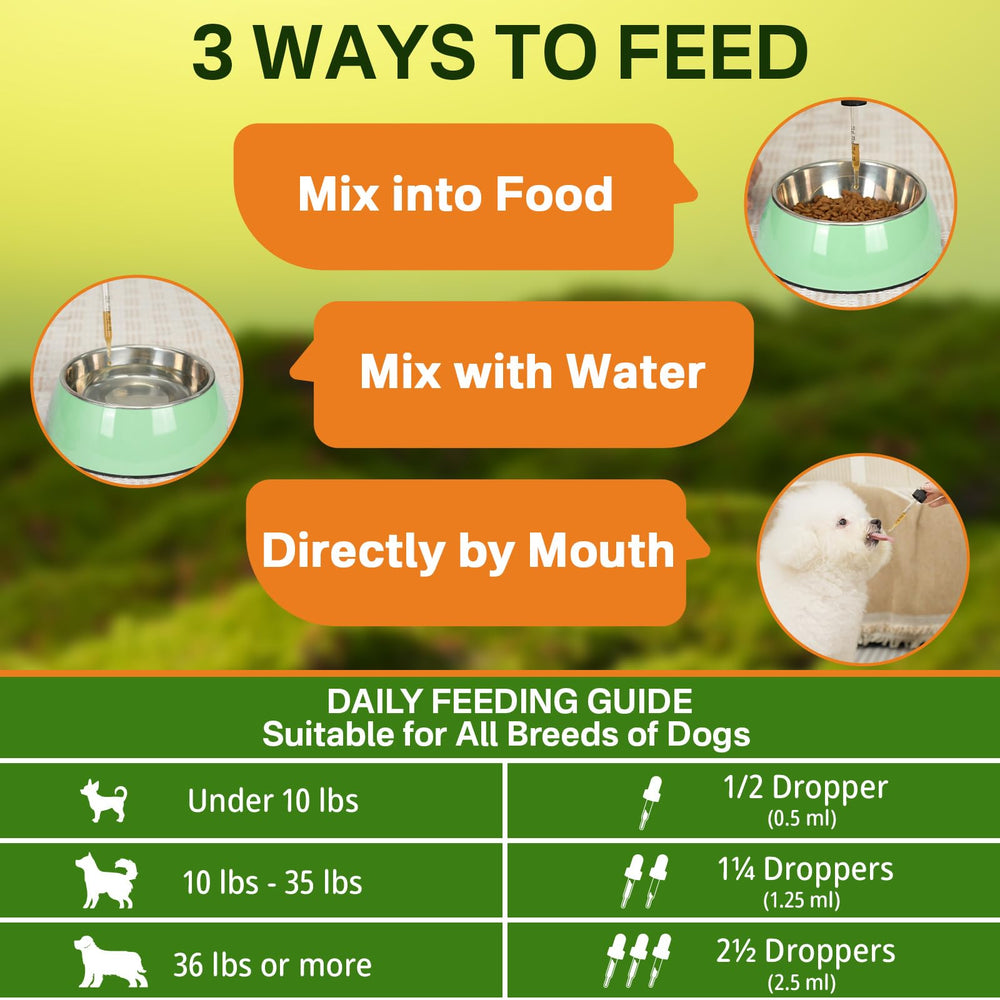 Puyrzoe Gouttes dosage par poids, réglage précis pour chaque chien.