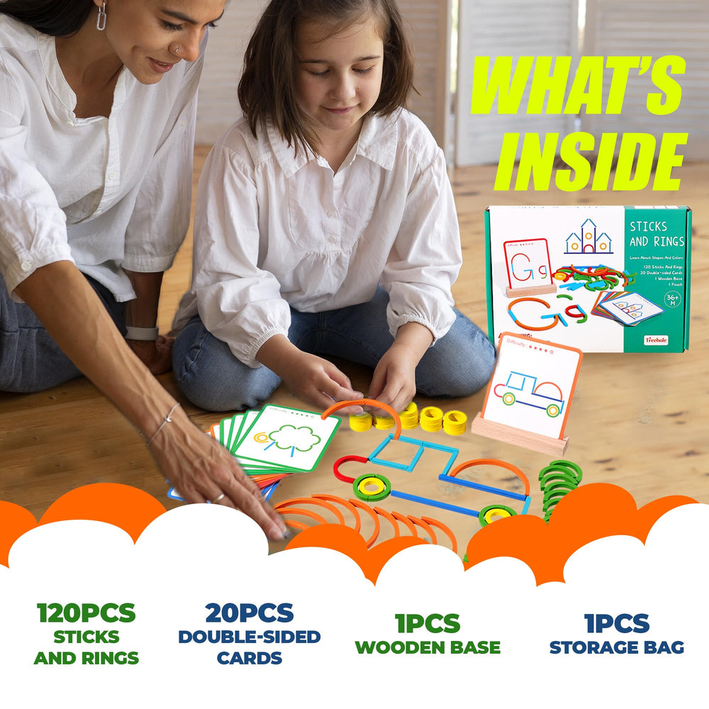PUZGIC Stem Kids Toys durable wooden blocks for long-lasting play