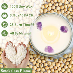 PVUELE Sage Candle aroma in room promoting calm focus