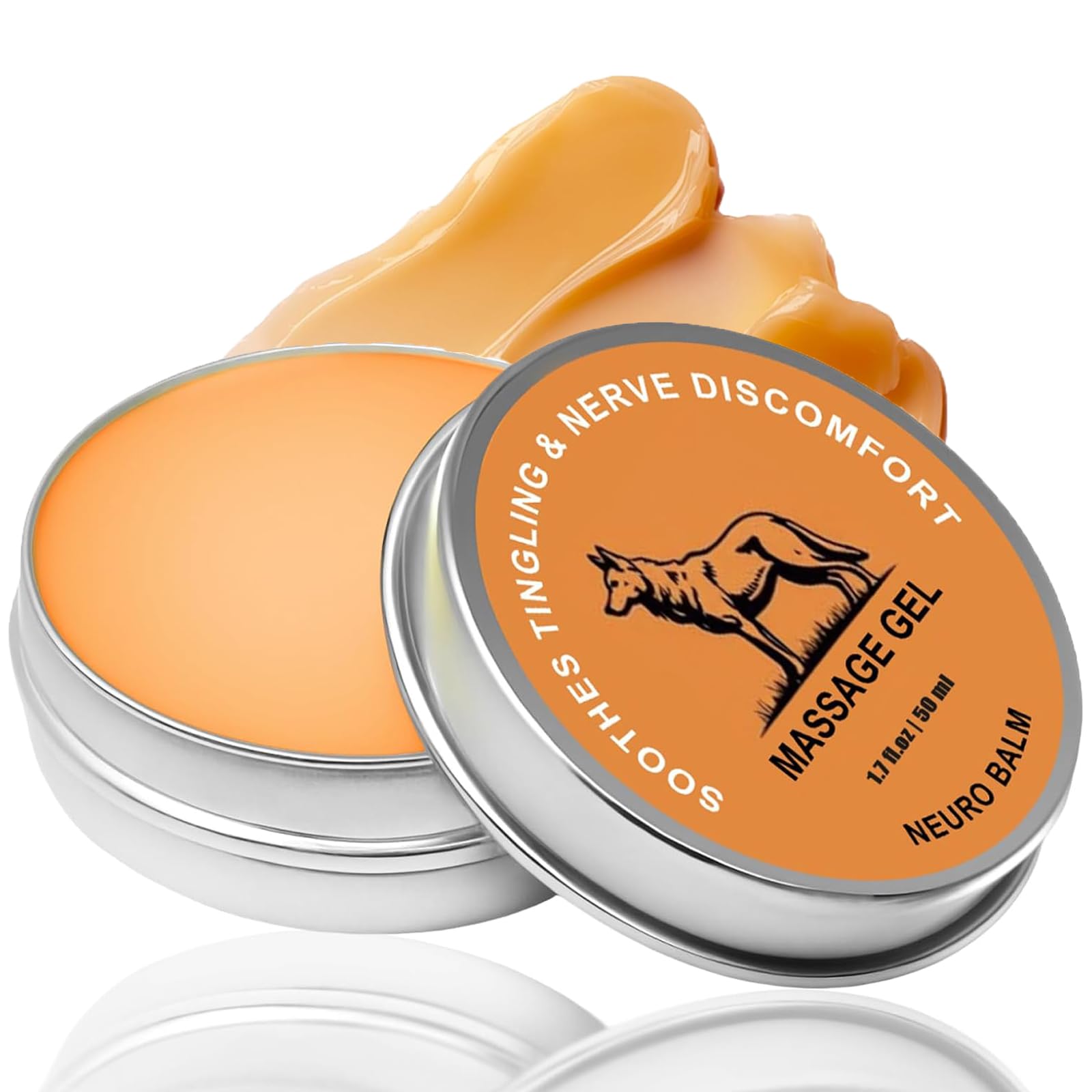 Pwkvsn Neuro Balm packaging jar for easy at-home use and soothing relief