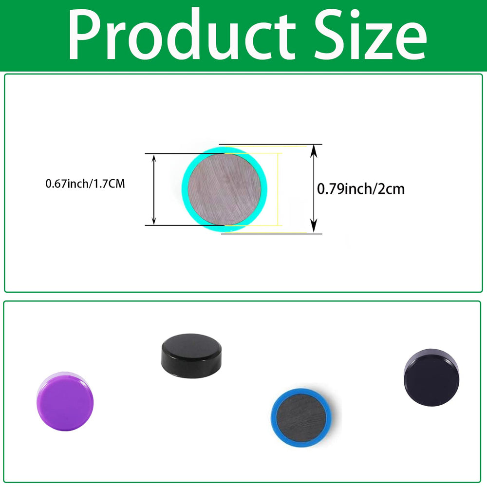 PYJLBX Durable magnets with strong contact surface for memos.
