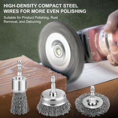 Pylevemv 6-piece drill attachment set for versatile cleaning tasks.