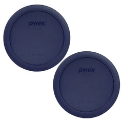 Pyrex 7201-PC blue replacement lid secures 4-cup bowls for fresh leftovers