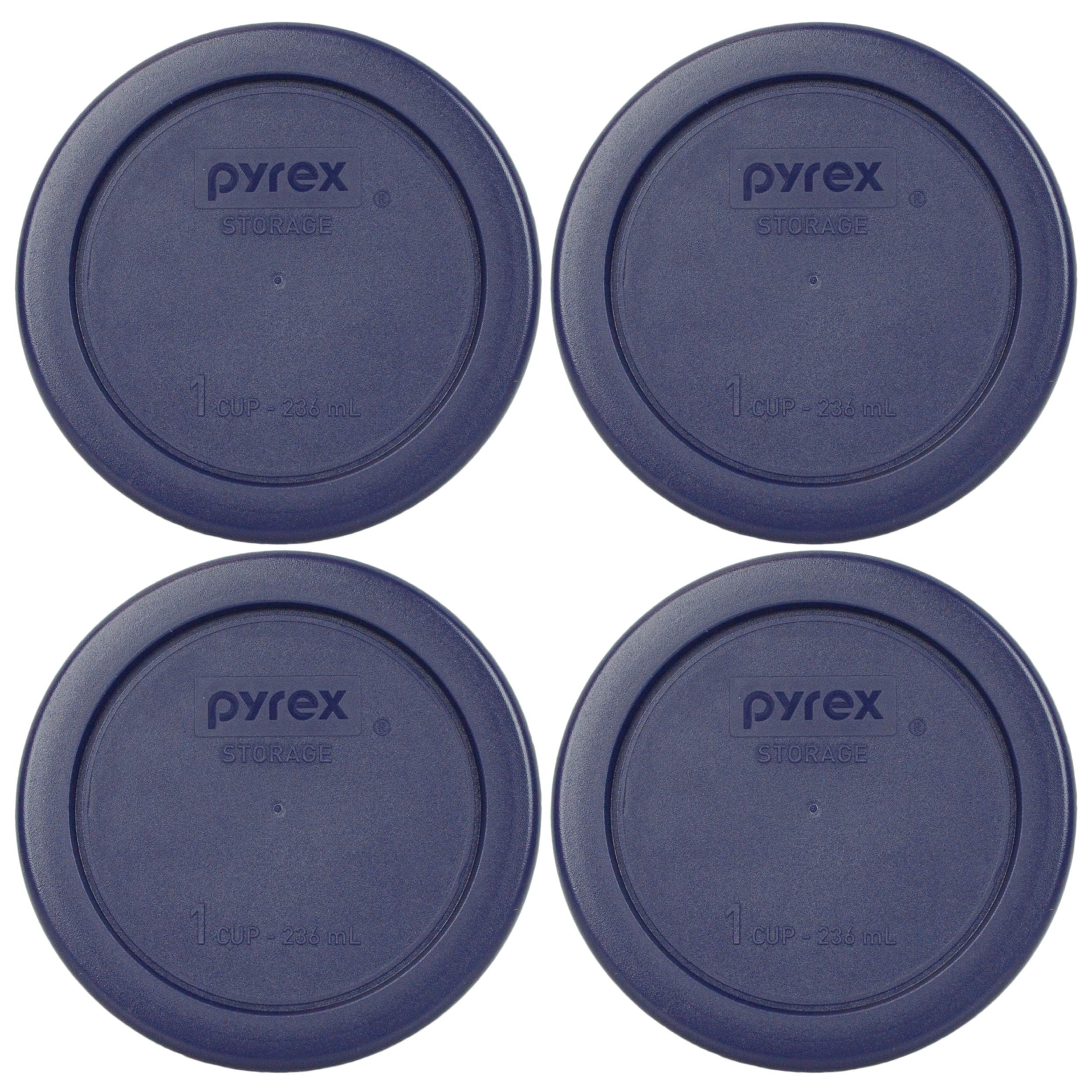 Pyrex 7202-PC 1-cup dark blue lid for secure storage