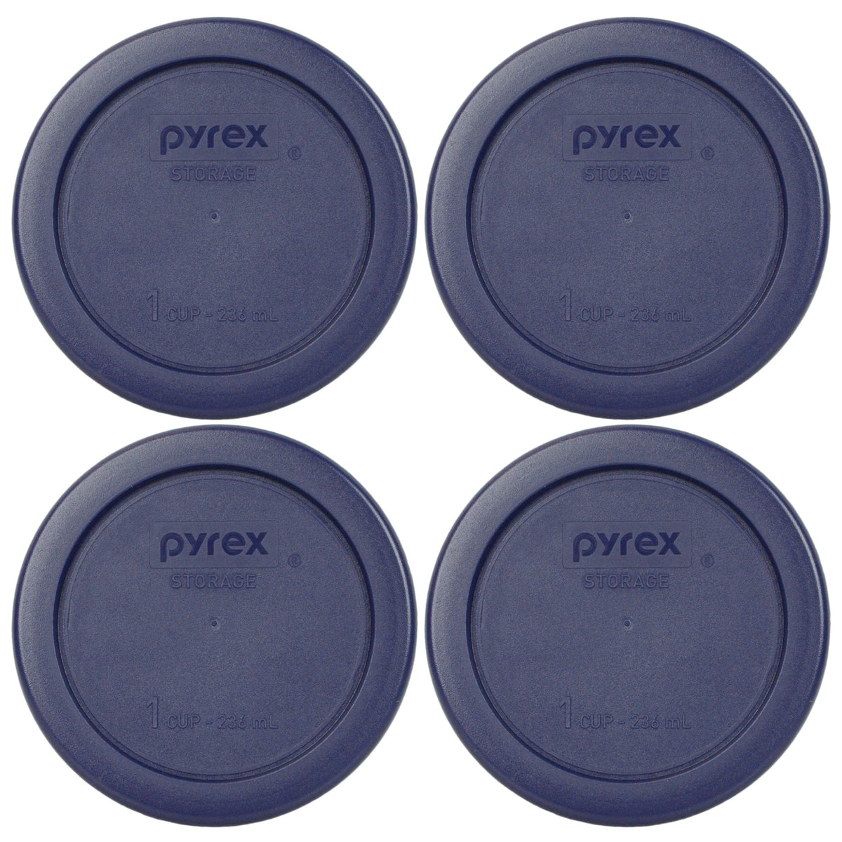Pyrex 7202-PC 1-cup dark blue lid for secure storage