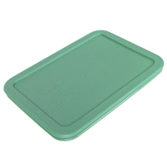 Two-pack Pyrex lids in packaging highlight Made in USA quality and top-rack dishwasher safety.