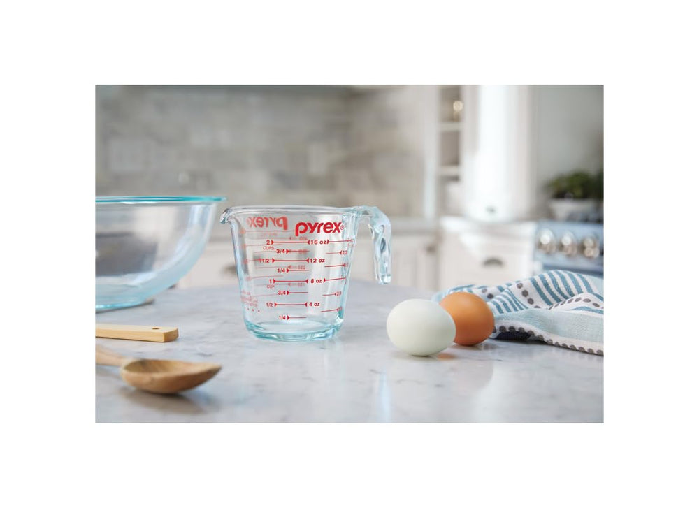Pyrex Prepware 6001075 with clear glass supports safe microwave heating