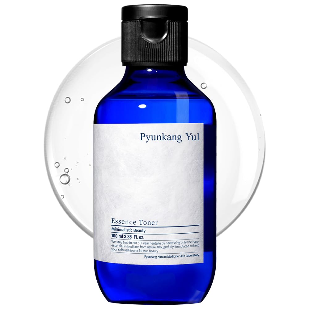 Pyunkang Yul PKY Essence Toner bottle closeup showing premium packaging and hydration benefits