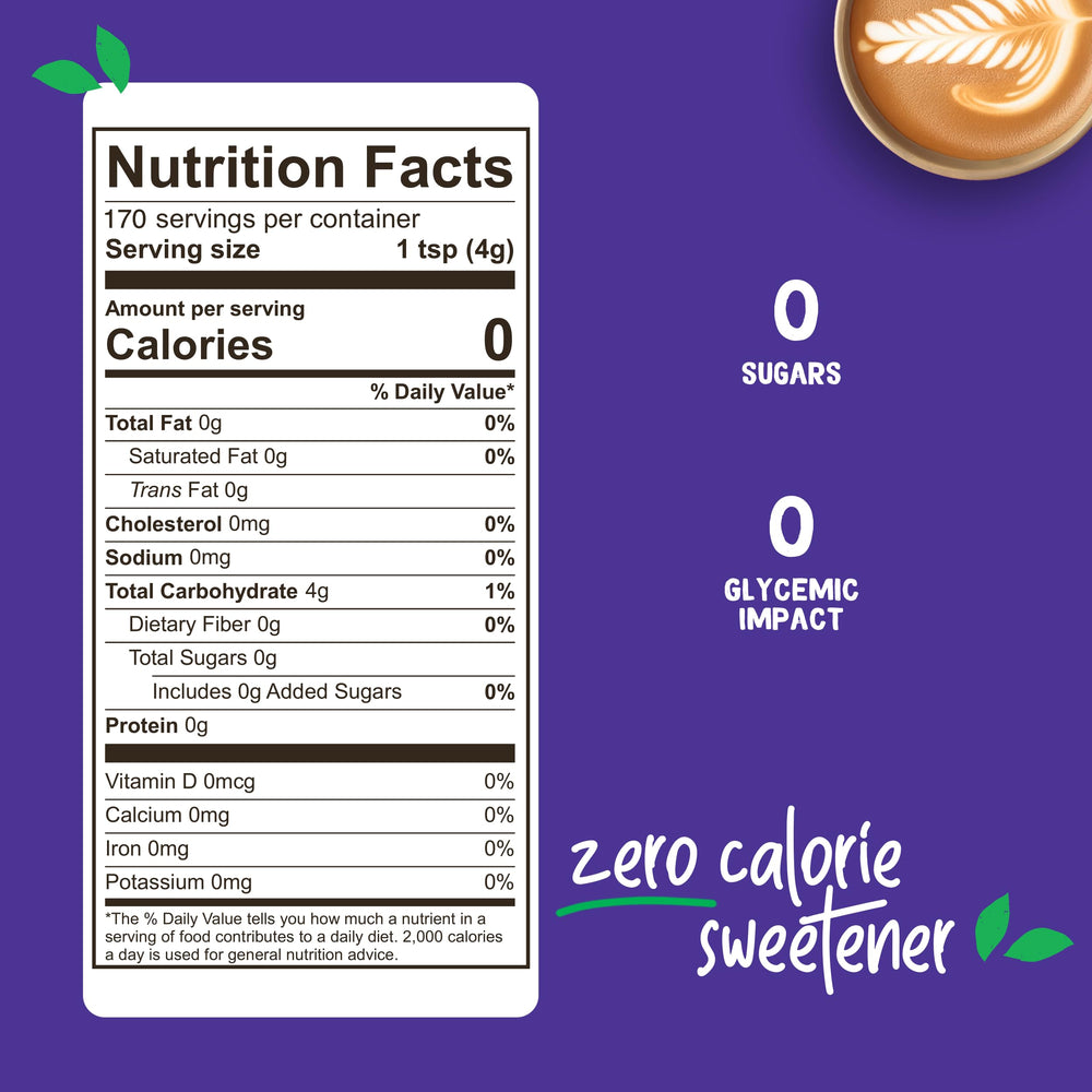 Pyure Organic Stevia Blend baking measure—easy-to-use scoop for precise sweetness.