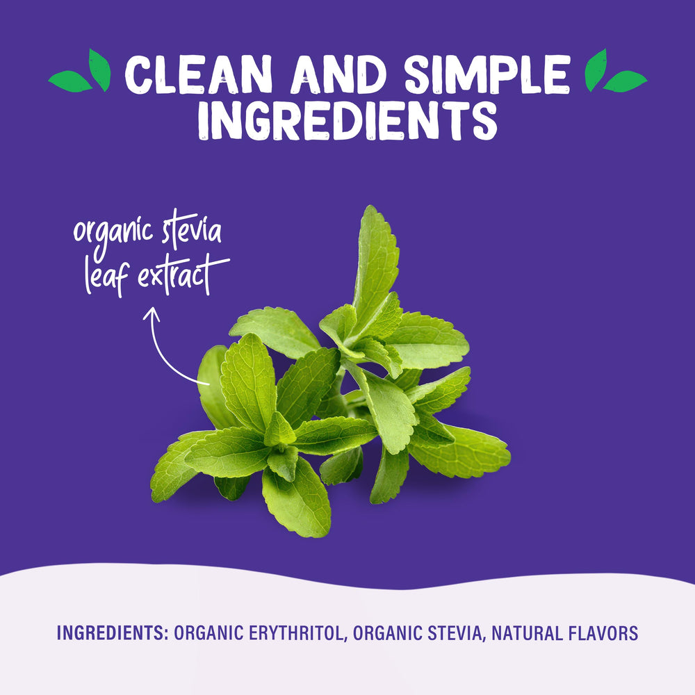 Pyure Stevia Packets in a kitchen drawer for quick sweetening.