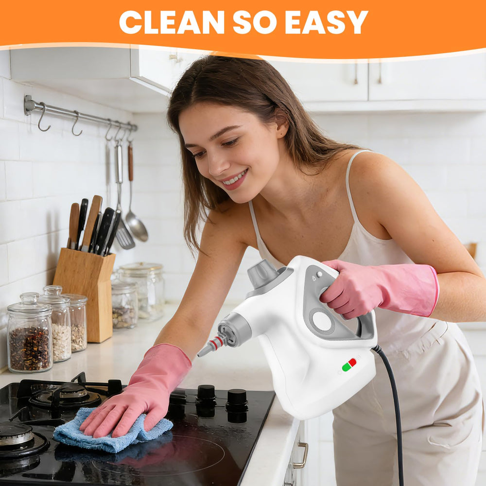 Pzmlu nine-point-eight-foot cord provides flexible cleaning across rooms