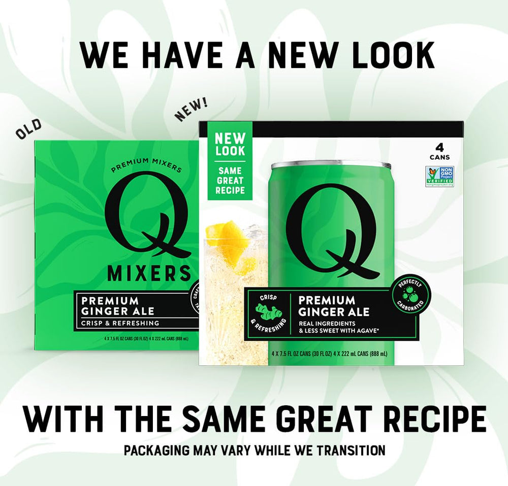 Q MIXERS Q GINGER ALE cocktail creation with citrus highlights aroma