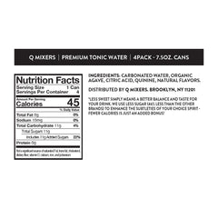 Q MIXERS real quinine close-up highlights natural flavor