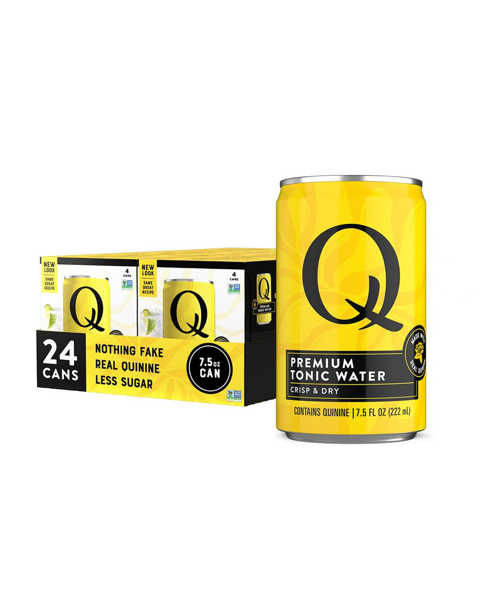 Q MIXERS tonic water can front view for crisp cocktails