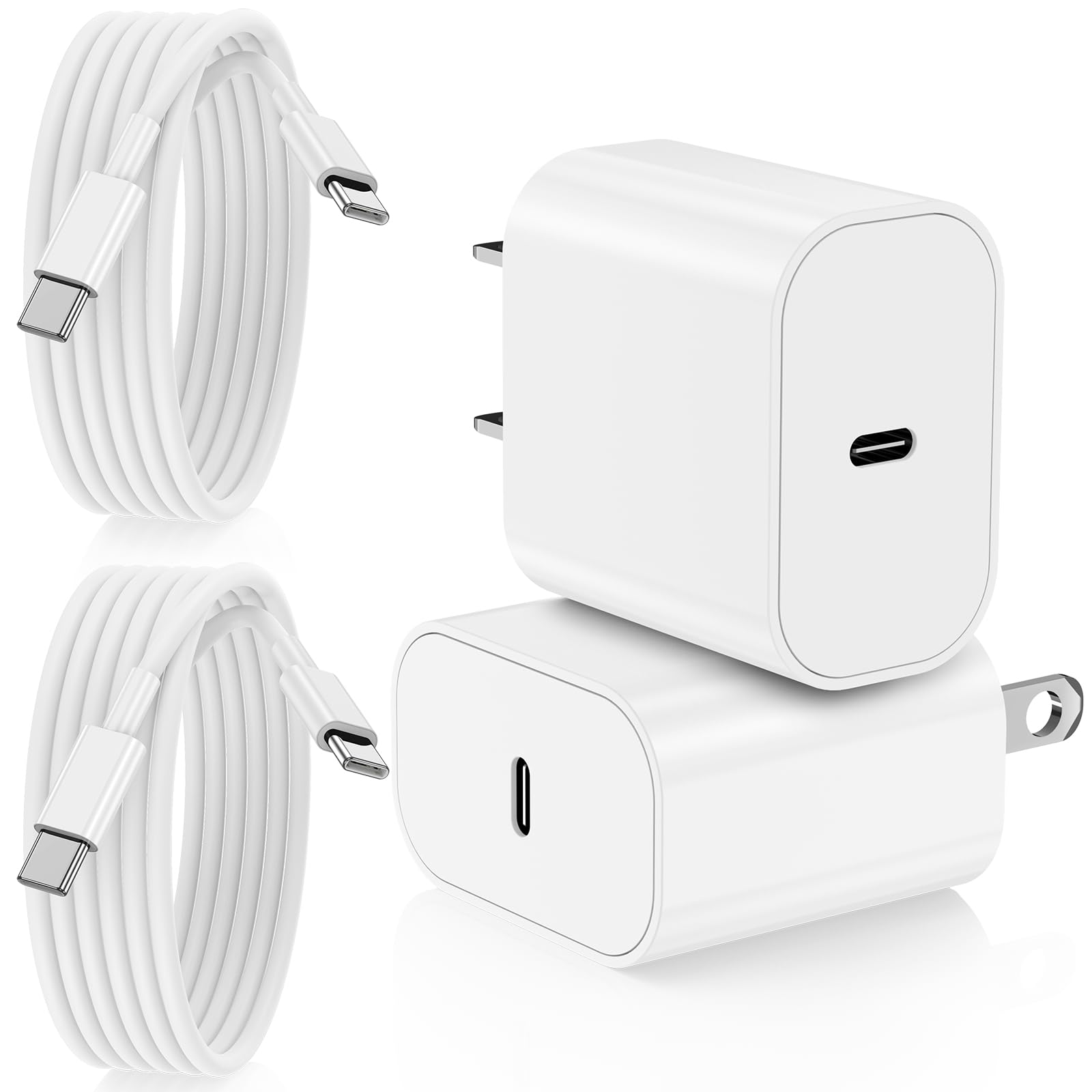 Qalirvis 20W USB-C fast charger front view for quick charging