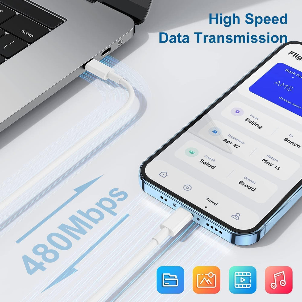 Qalirvis 3m Lightning cable offers extended reach for charging