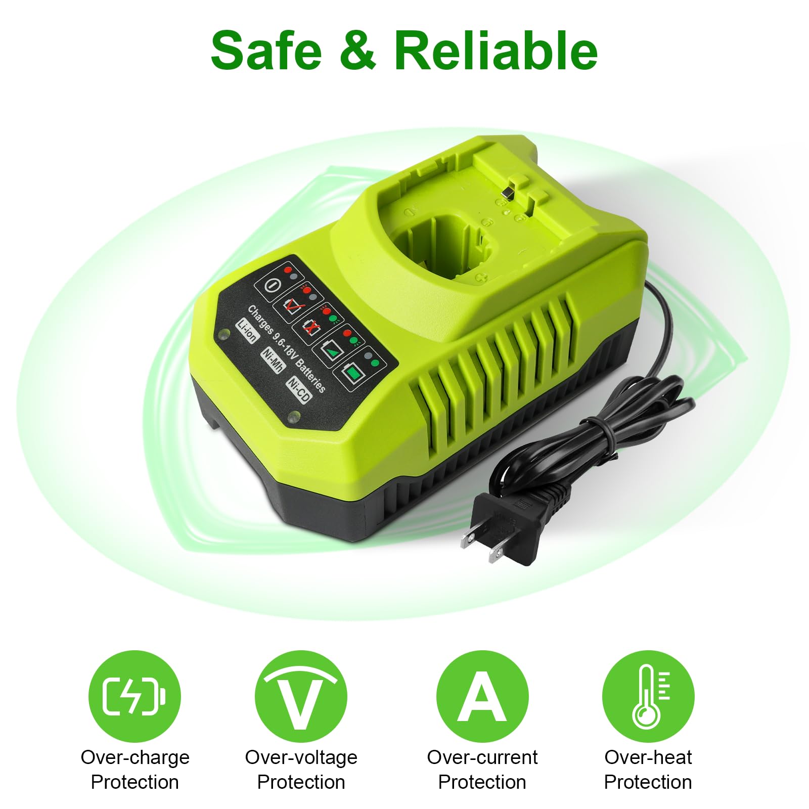 QANAVIROX 18V battery P109 compatibility for reliable cordless work.