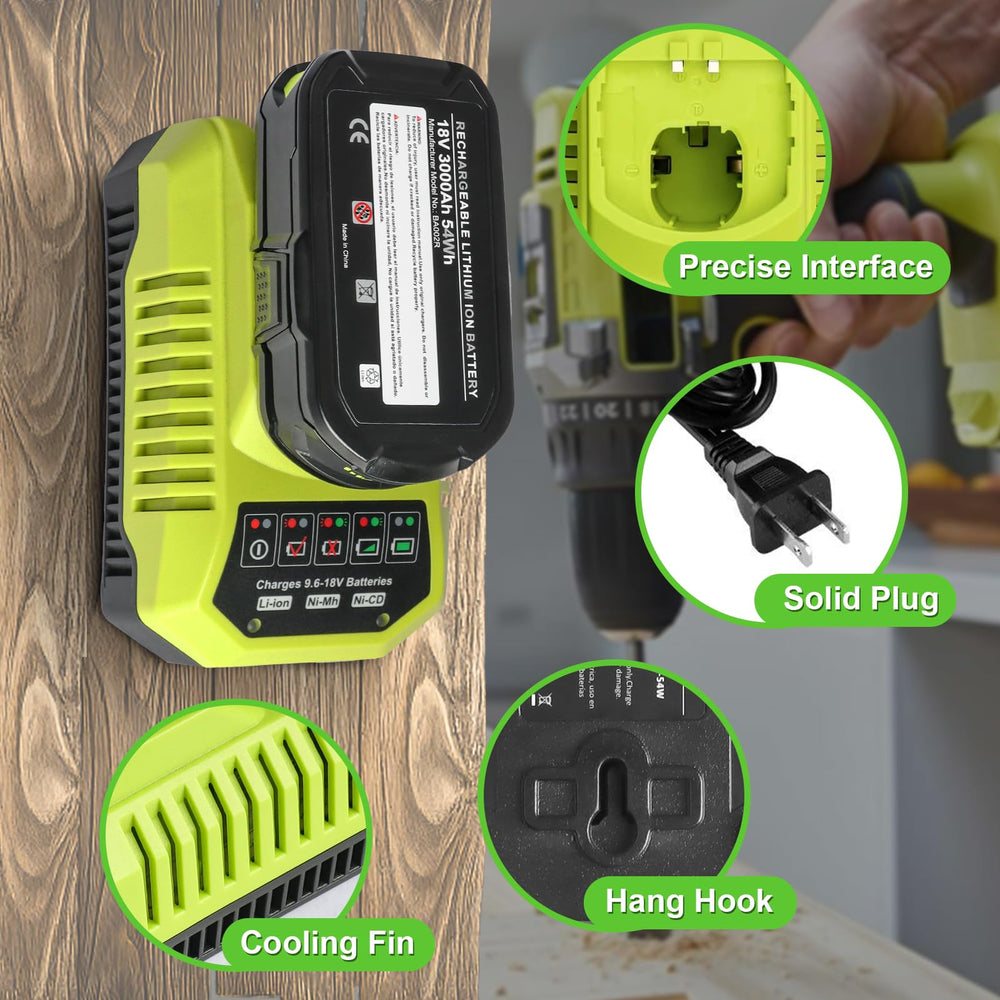 QANAVIROX LED power indicator shows remaining charge at a glance.