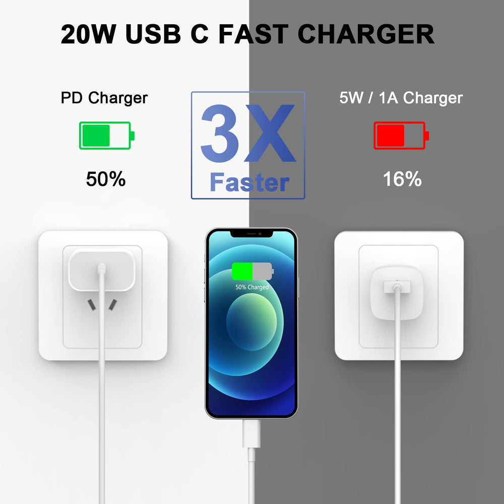 QASHQAI 10ft USB-C to Lightning cable highlighting extended reach and reliable data syncing