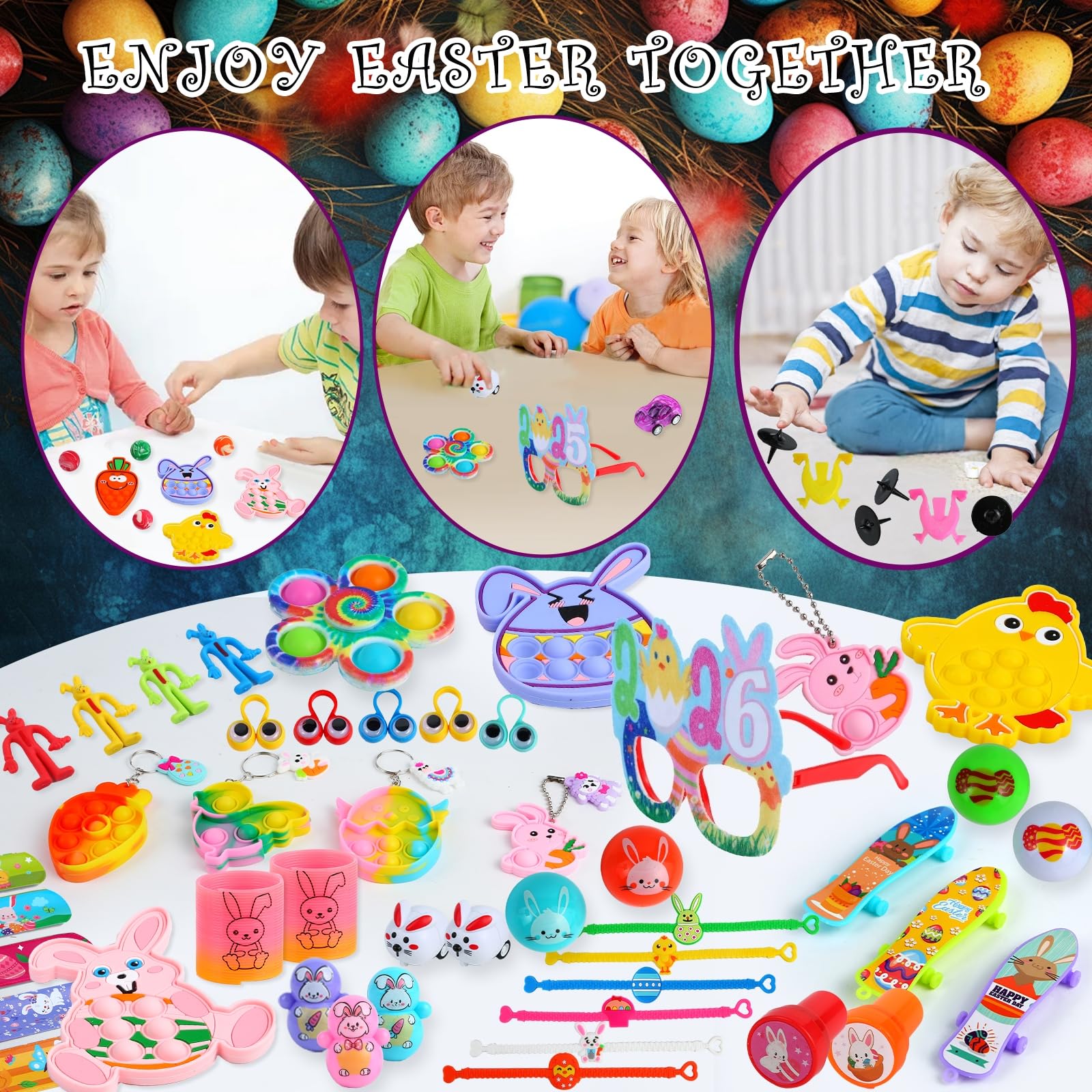 QATITP classroom rewards Easter toys for engaging activities.
