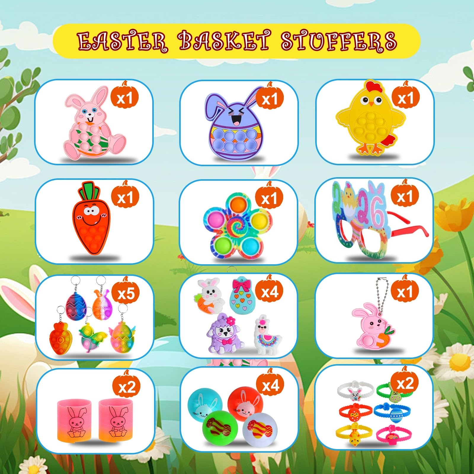 QATITP fidget toys bulk pack for classroom rewards and party favors.