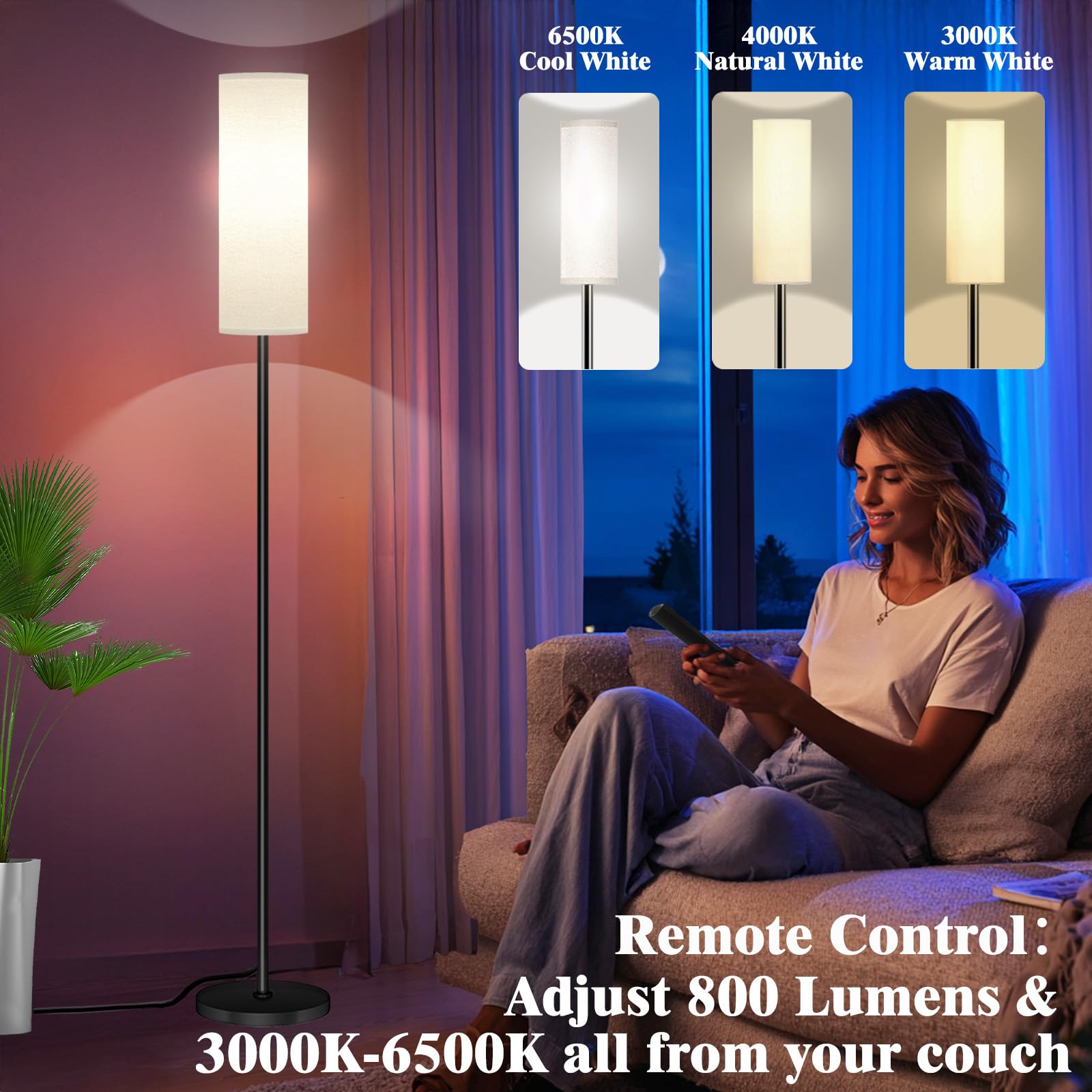 Qaubauyt remote controls light effects and stores last setting