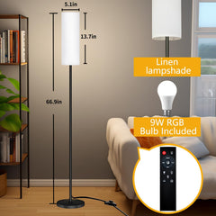 Qaubauyt lamp in scene mode with RGB colors for ambient mood