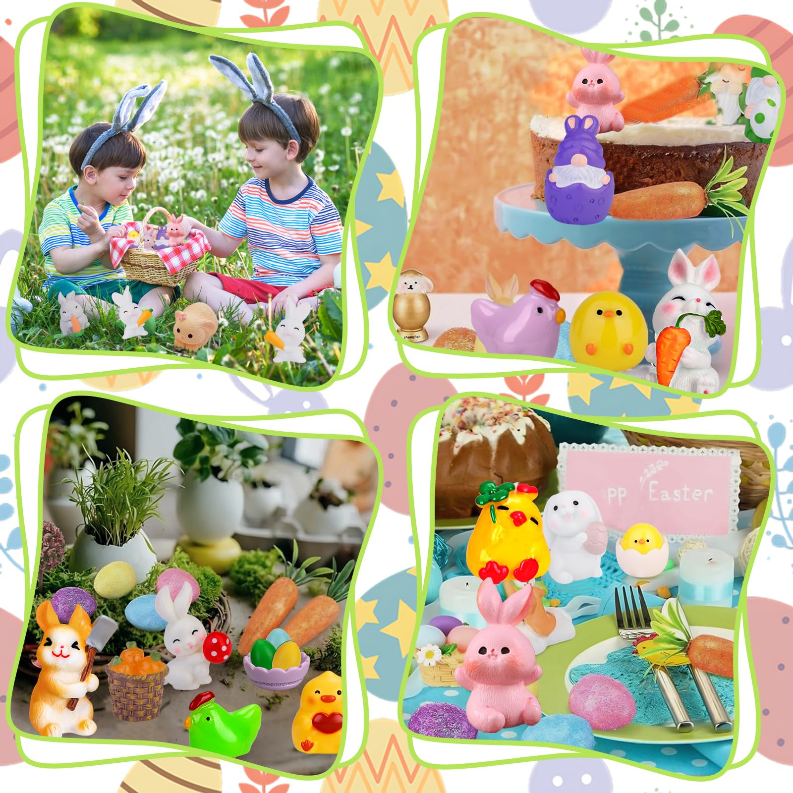 QAUYETM farm elements figurines ideal as party favors and gifts.