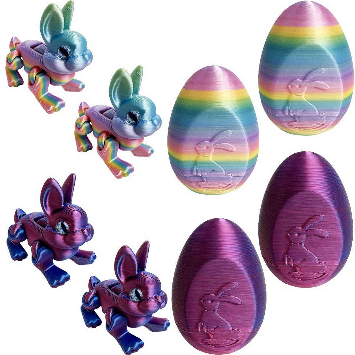 QBvuj Easter surprise rabbit eggs brighten home and office decor