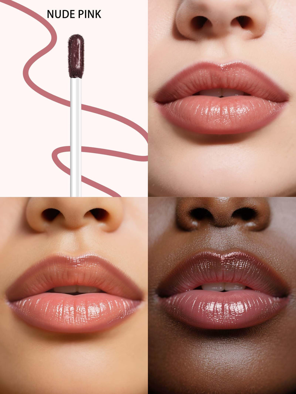 QCMME Lip Stain including tweezer close-up for precise removal