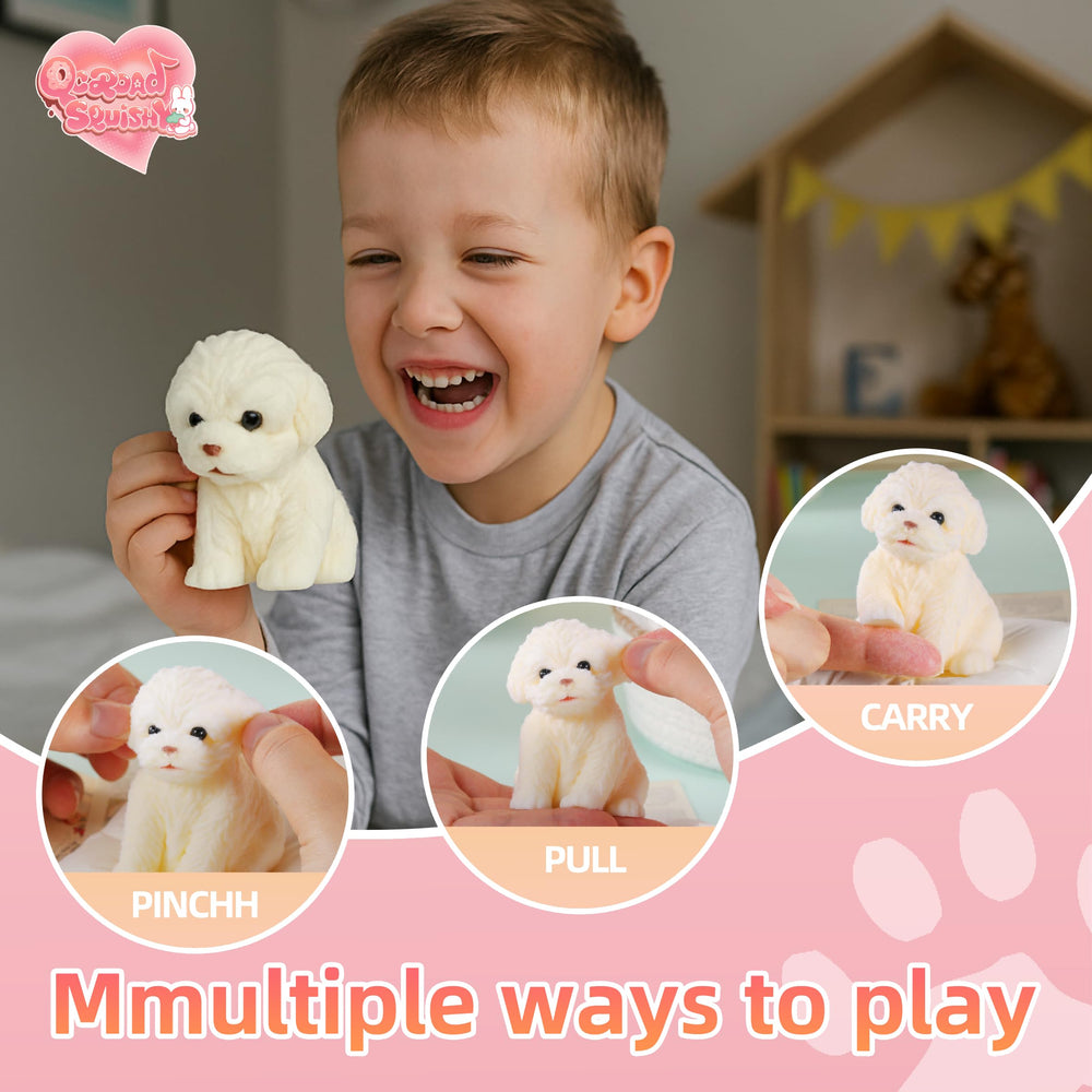 QCROAD SQUISHY Travel-ready silicone toy supports on-the-go sensory play.