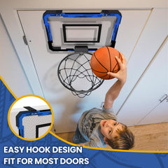 QDRAGON foldable-rim door setup saves space when not in use.