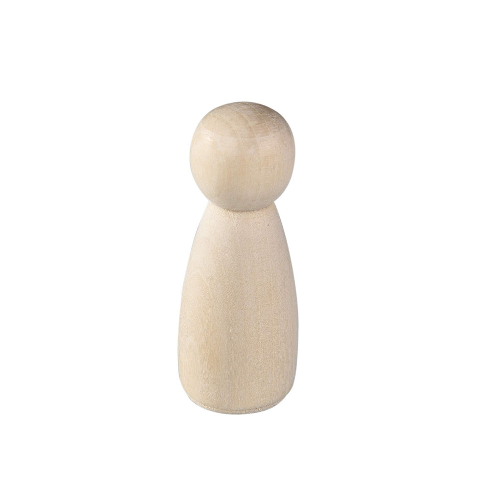 QDXATIVP natural wood dolls boost creative play in family time