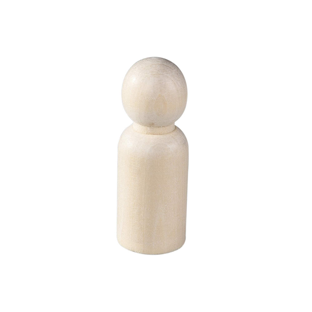 QDXATIVP wooden craft dolls for painting, beads, and customization