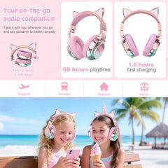 QearFun Unicorn Horn headphones with gradient finish for imaginative stories