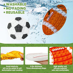 QETRABONE baseball push bubble fidget toy offers sensory engagement and relaxation