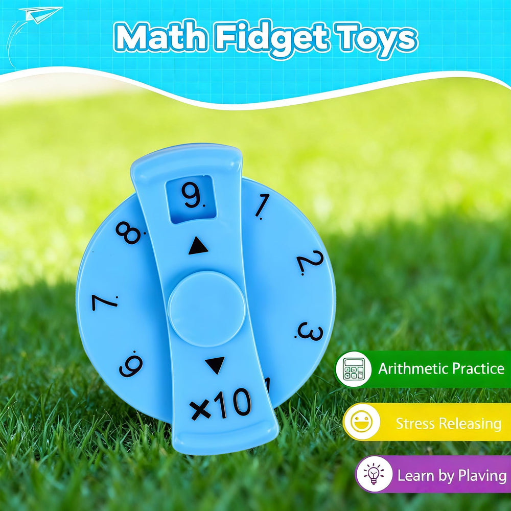 QETRABONE vibrant math spinners ideal for classroom rewards