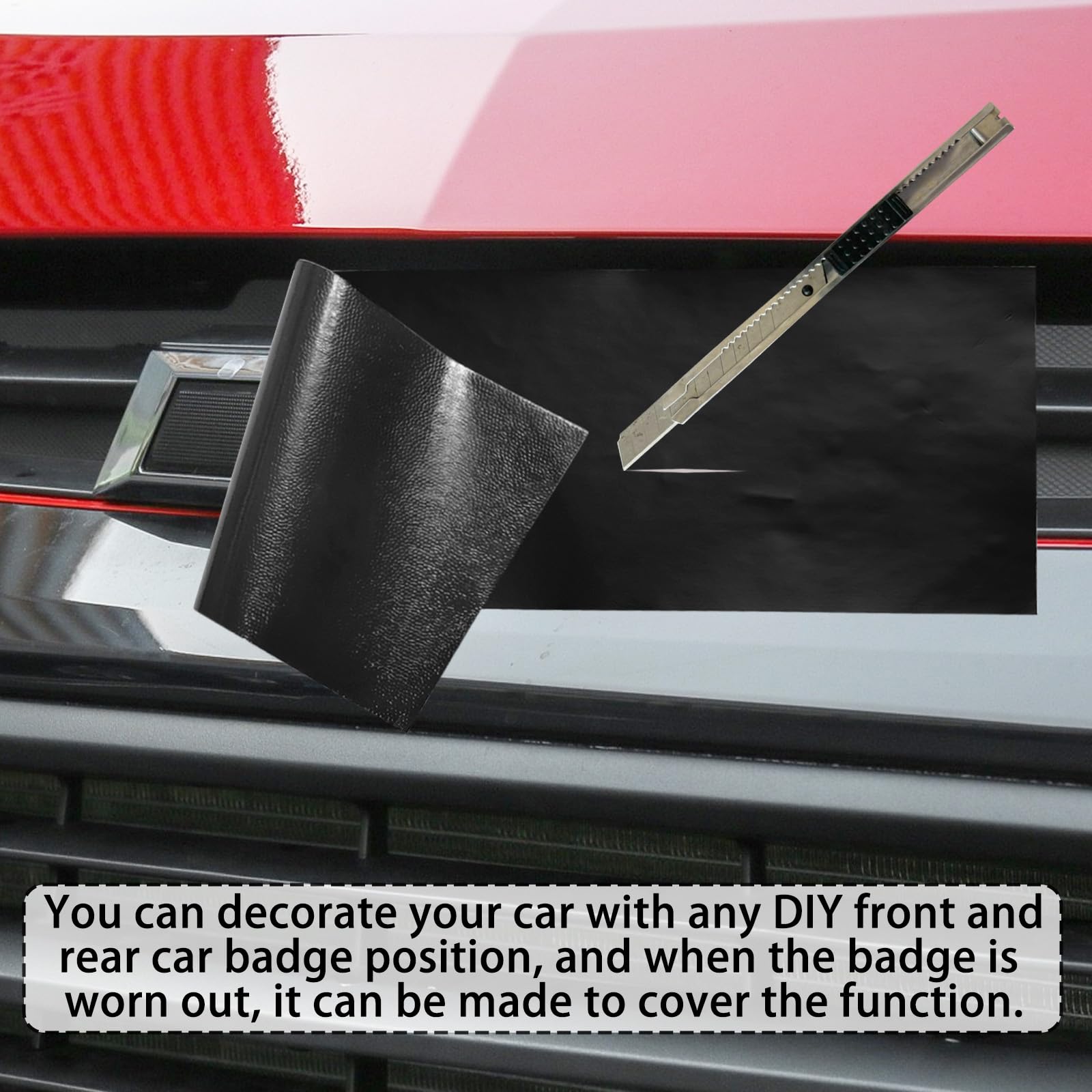 QianBao bowtie emblem customization for DIY car styling.